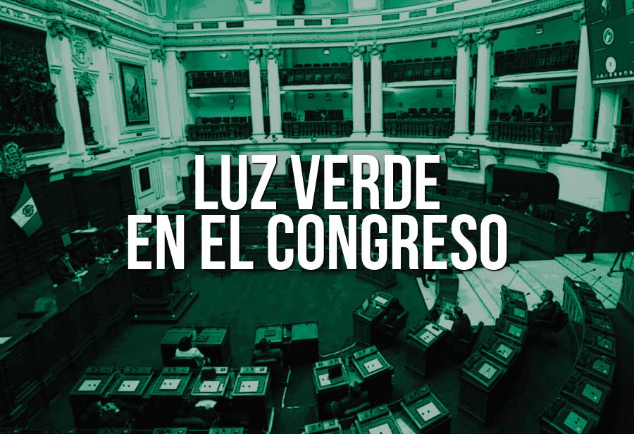 Luz verde en el Congreso