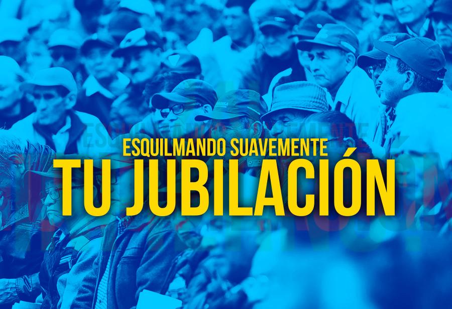 Esquilmando suavemente tu jubilación