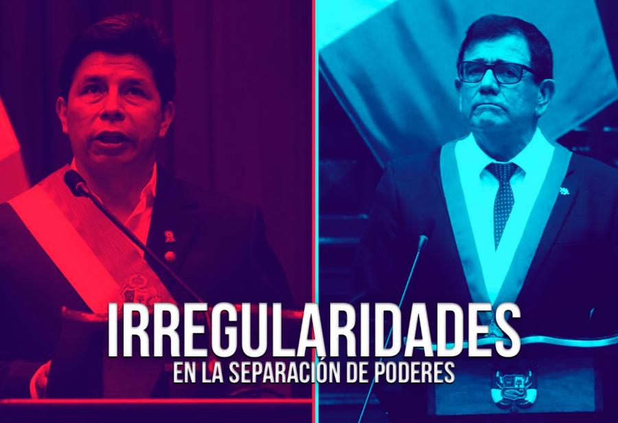 Irregularidades en la separación de poderes