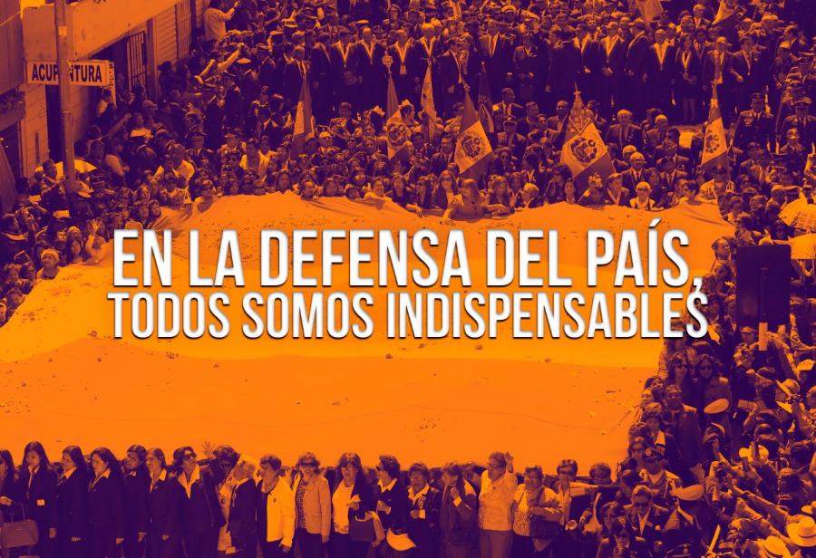En la defensa del país, todos somos indispensables