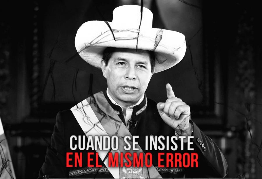Cuando se insiste en el mismo error