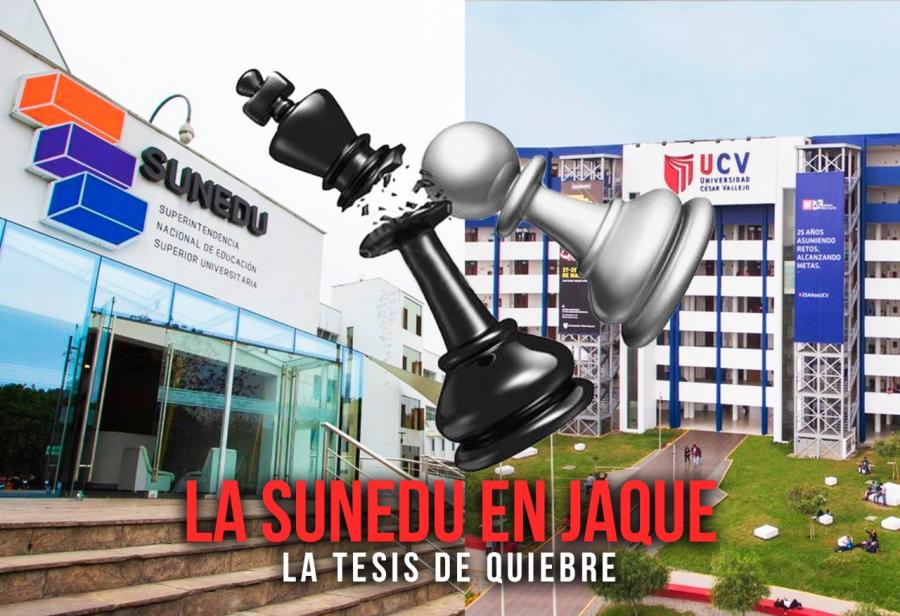 La Sunedu en jaque: la tesis de quiebre