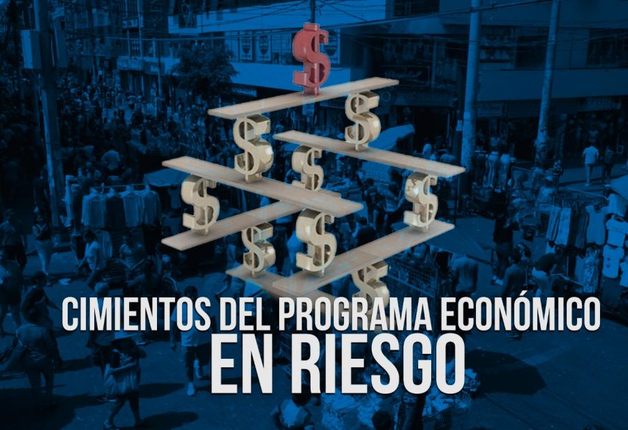 Cimientos del programa económico en riesgo