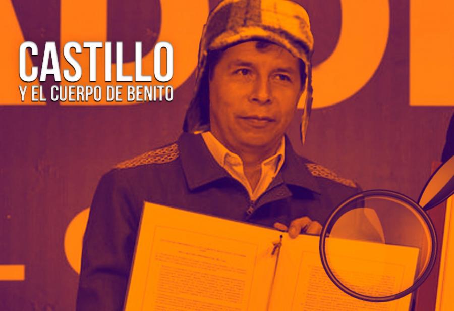 Castillo y el cuerpo de Benito
