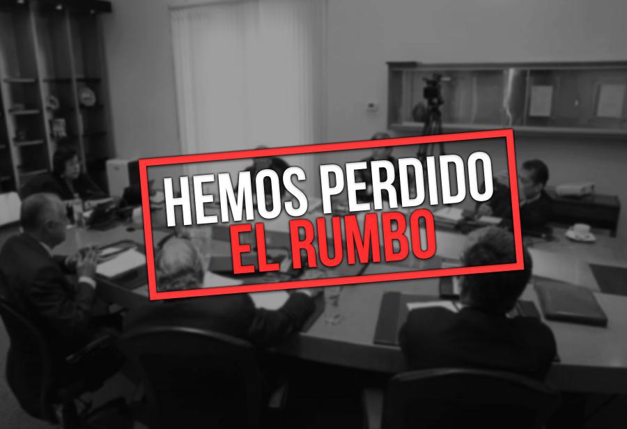 Hemos perdido el rumbo