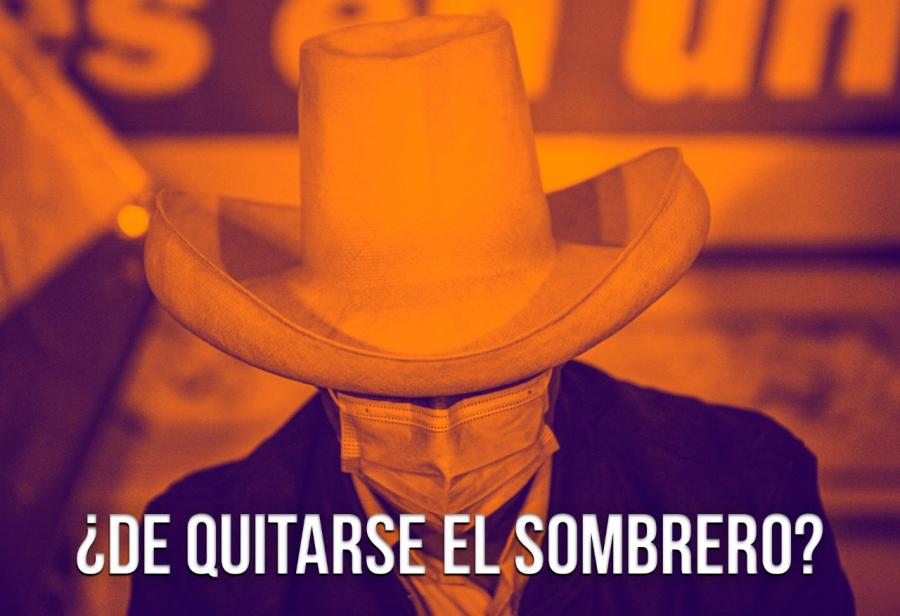 ¿De quitarse el sombrero?