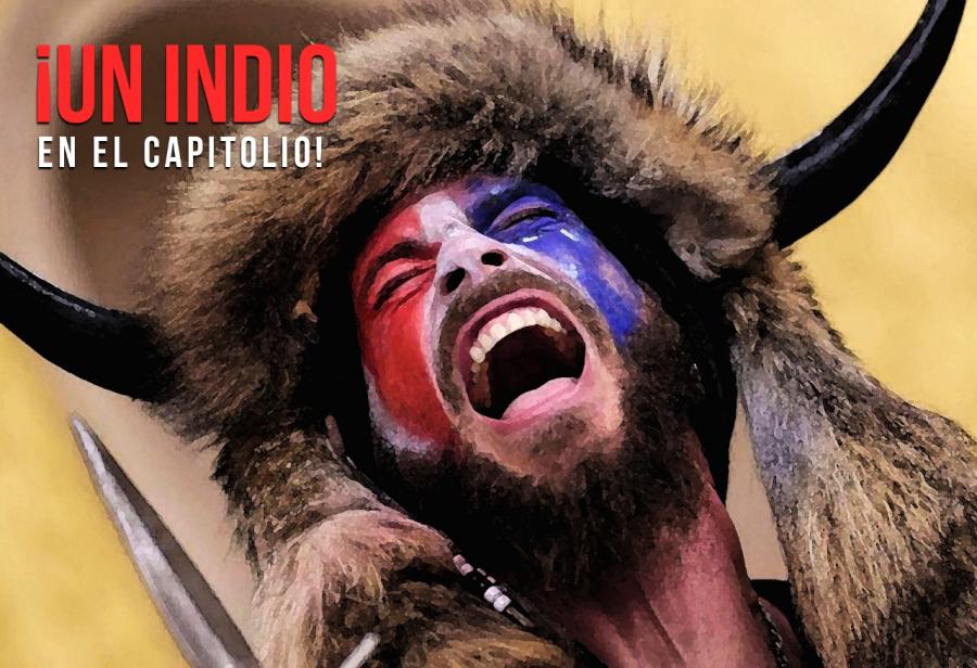 ¡Un indio en el Capitolio!