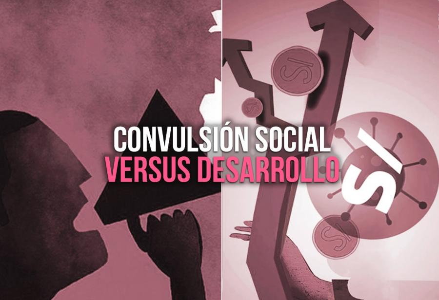 Convulsión social versus desarrollo