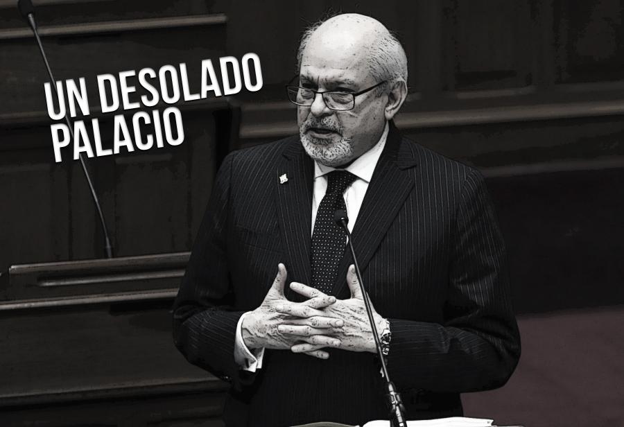 Un desolado Palacio