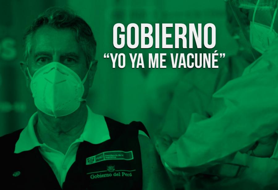 Gobierno: “yo ya me vacuné”