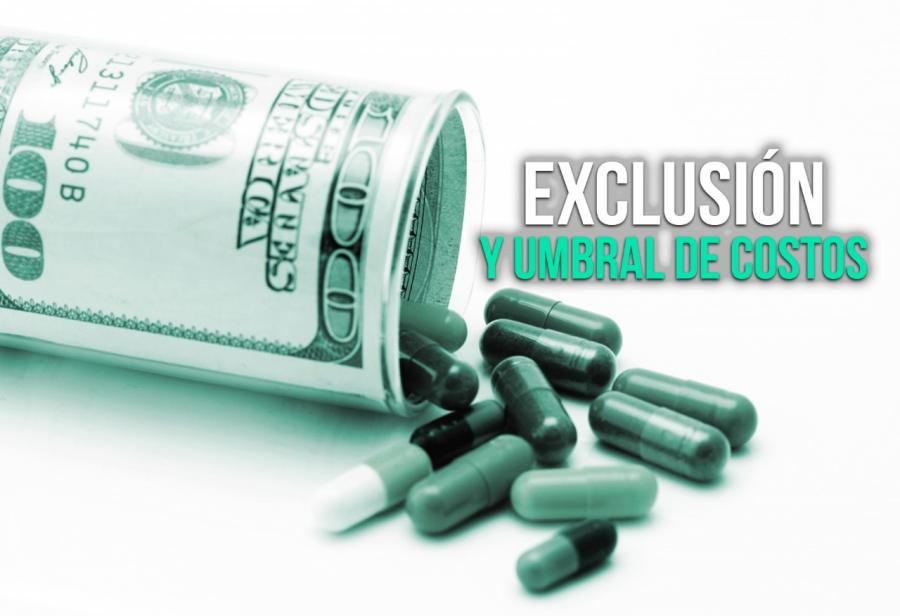Exclusión y umbral de costos