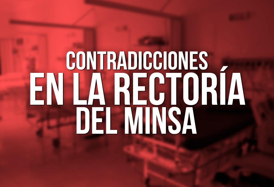 Contradicciones en la rectoría del Minsa 
