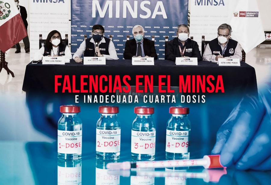 Falencias en el Minsa e inadecuada cuarta dosis