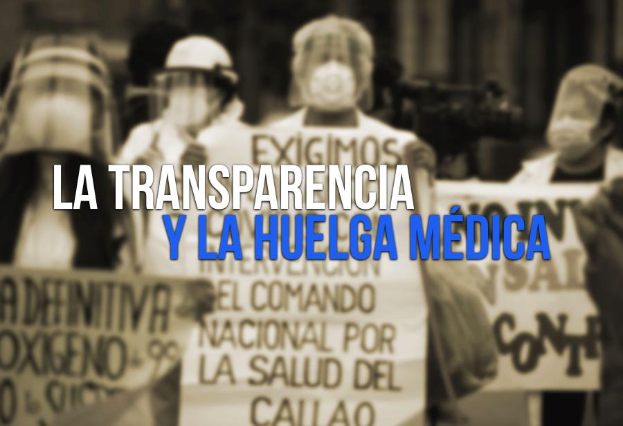 La transparencia y la huelga médica