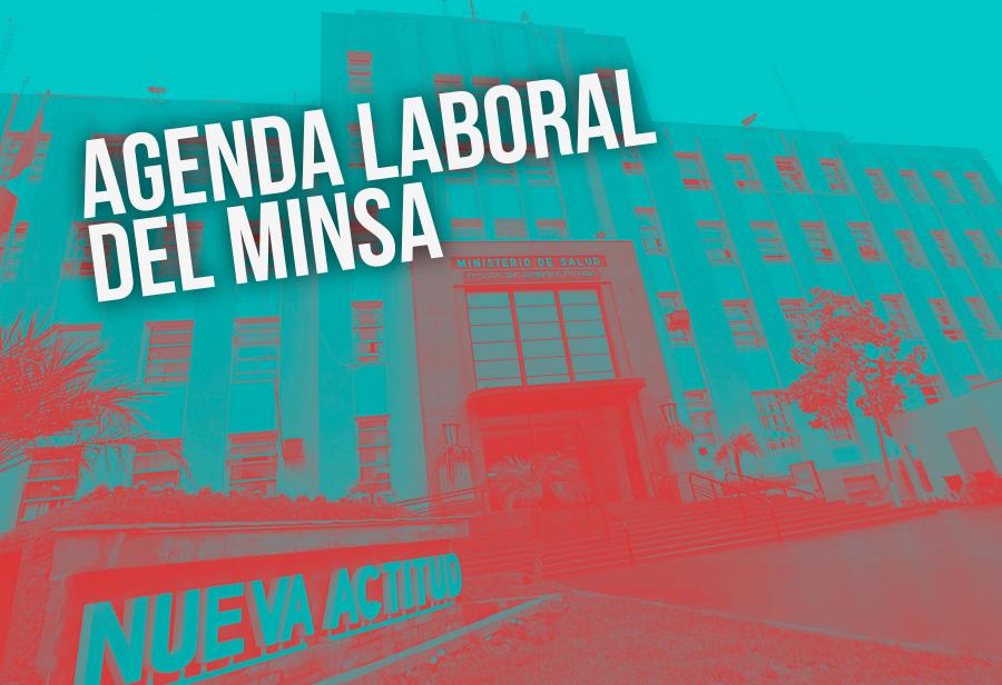Agenda laboral del Minsa