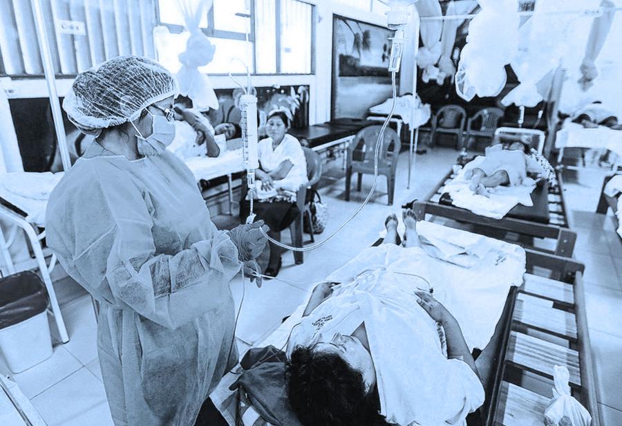 Gobierno, desborde del dengue y vacuna