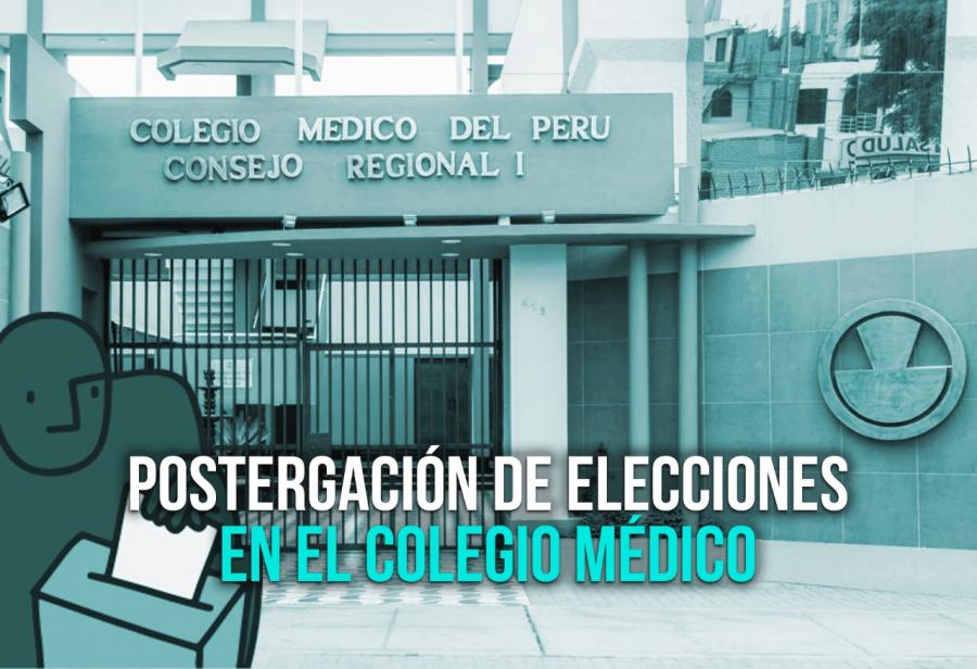 Postergación de elecciones en el Colegio Médico
