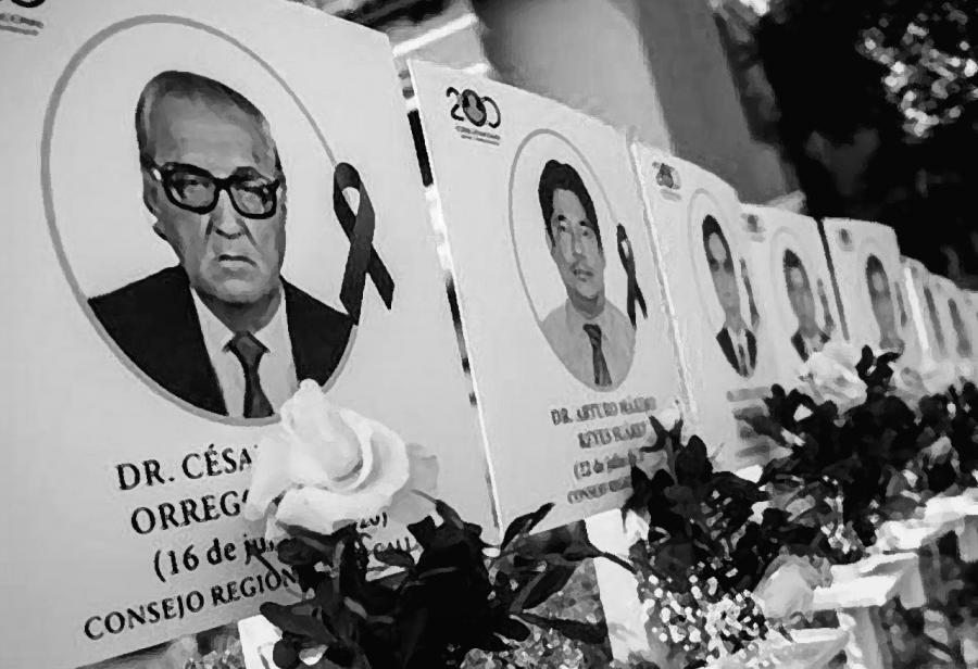 Condecoración y muertes médicas por Covid-19