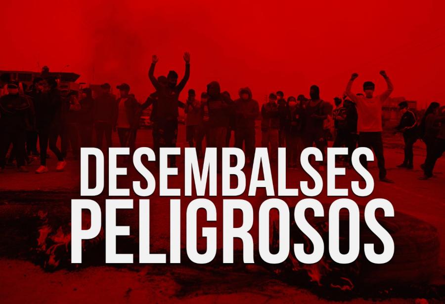 Desembalses peligrosos