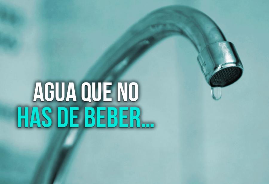 Agua que no has de beber…