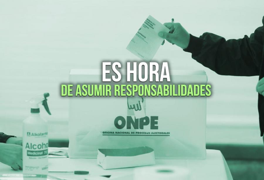 Es hora de asumir responsabilidades