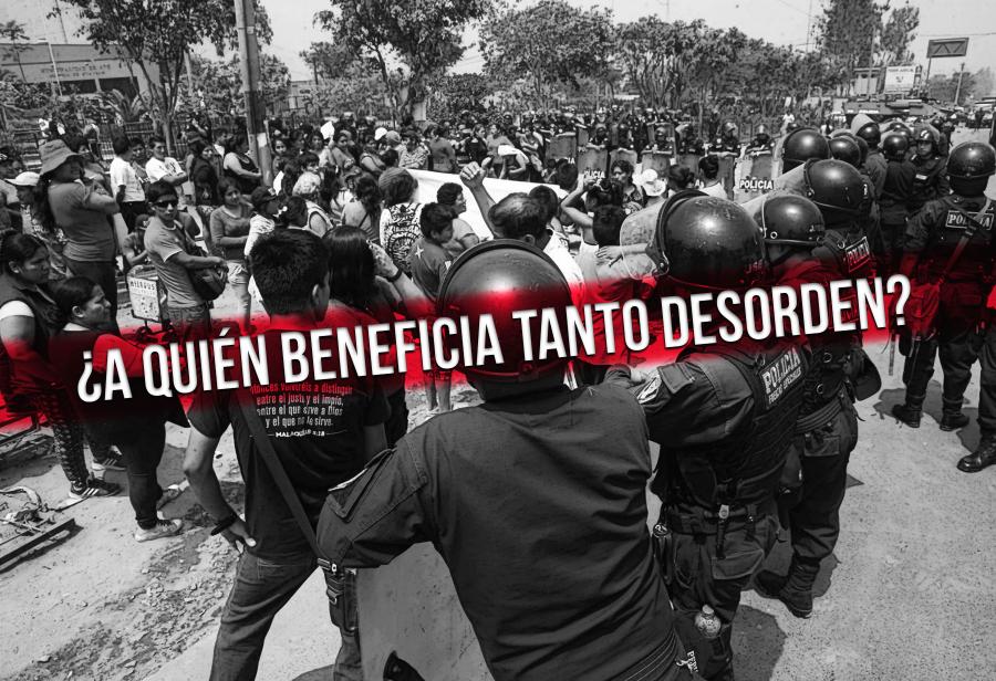 ¿A quién beneficia tanto desorden?