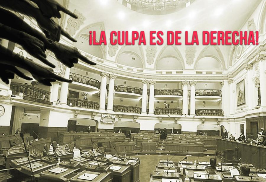 ¡La culpa es de la derecha!