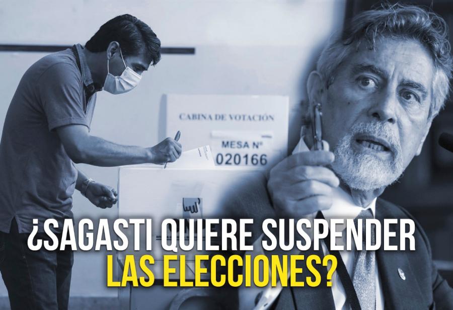 ¿Sagasti quiere suspender las elecciones?