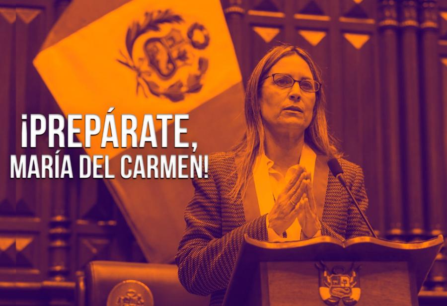 ¡Prepárate, María del Carmen!