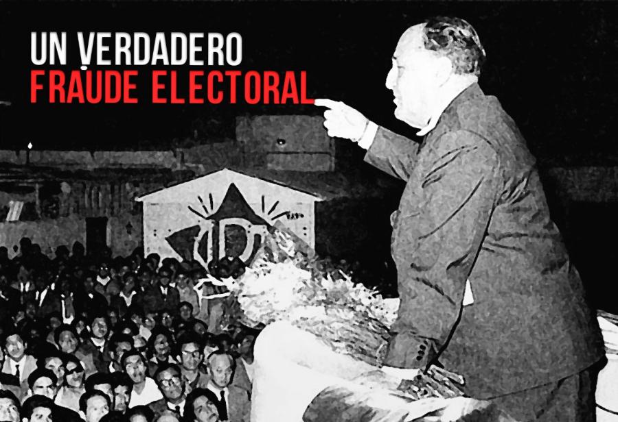 Un verdadero fraude electoral