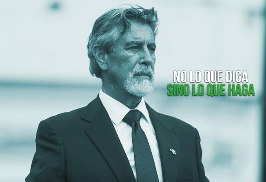 No lo que diga, sino lo que haga