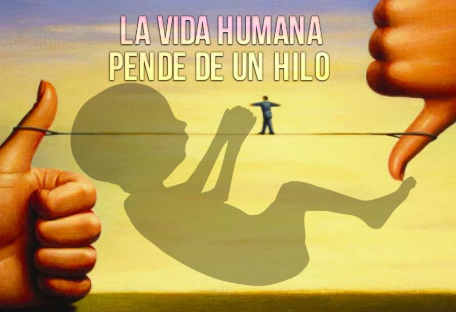La vida humana pende de un hilo