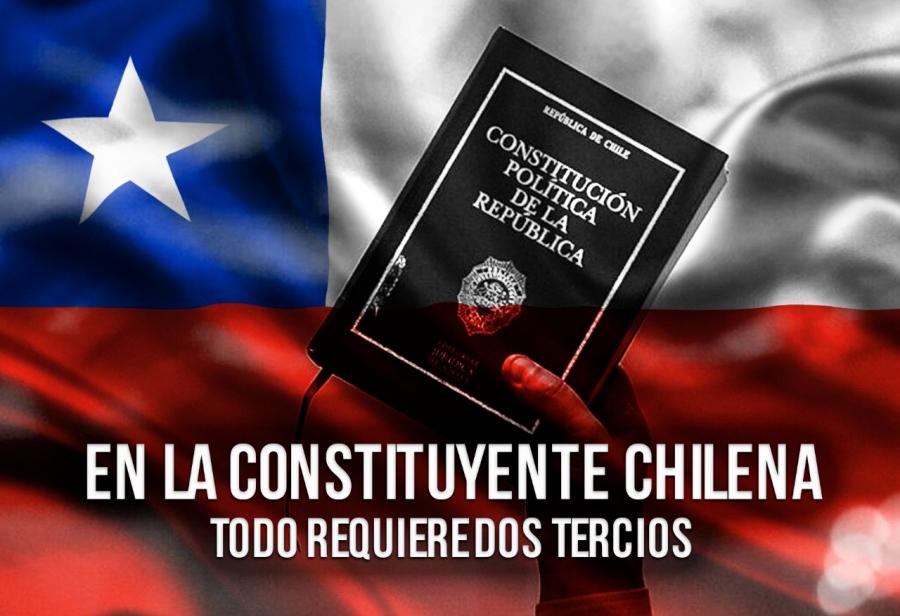 En la Constituyente chilena todo requiere dos tercios