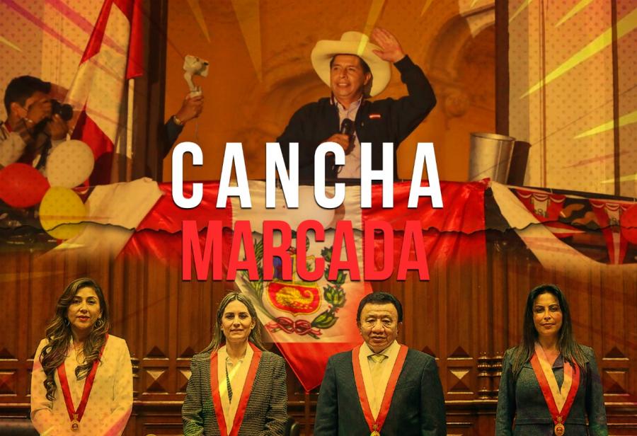 Cancha marcada