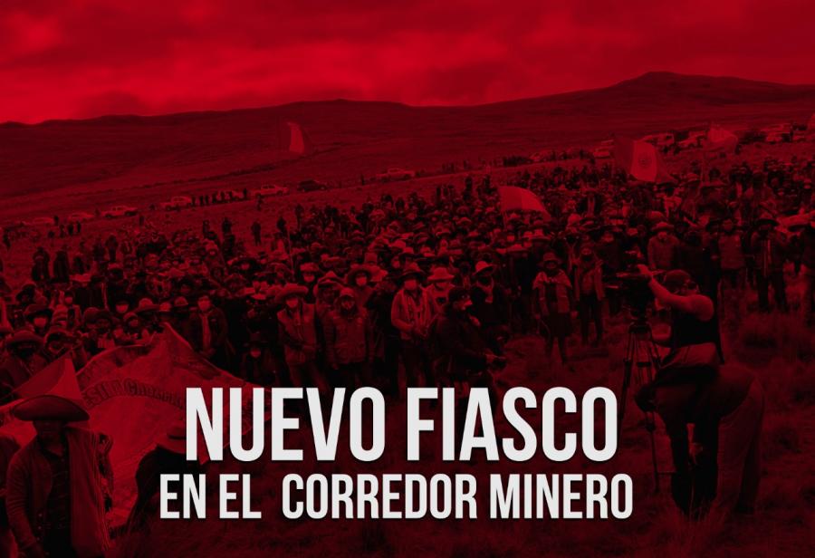Nuevo fiasco en el Corredor Minero