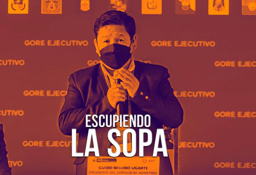 Escupiendo la sopa