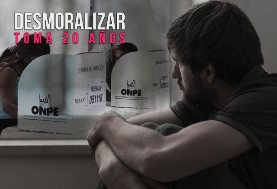 Desmoralizar toma 20 años