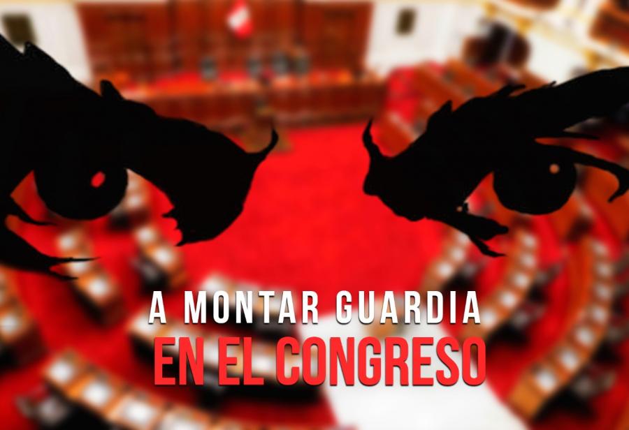 A montar guardia en el Congreso