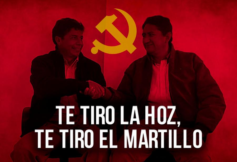 Te tiro la hoz, te tiro el martillo