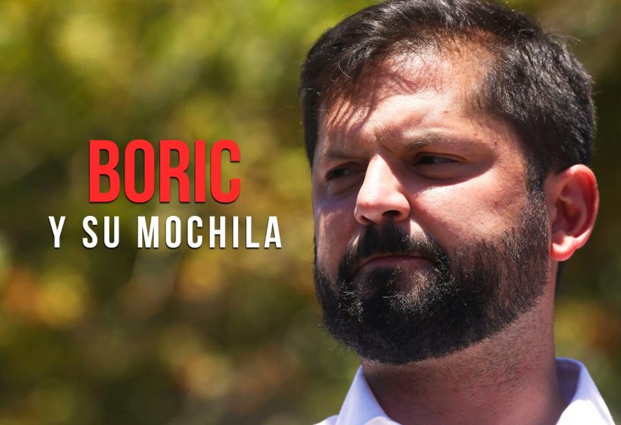 Boric y su mochila