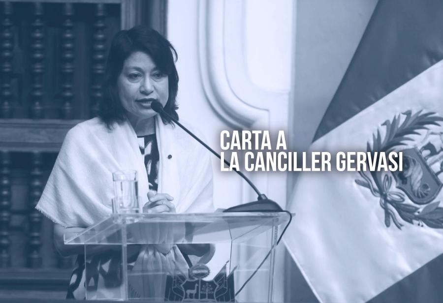 Carta a la canciller Gervasi