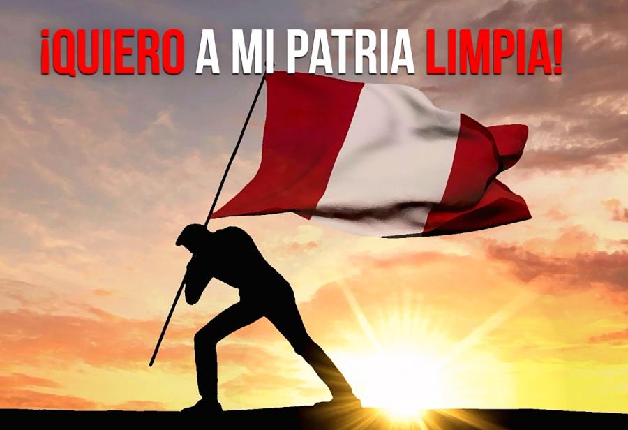 ¡Quiero a mi patria limpia!