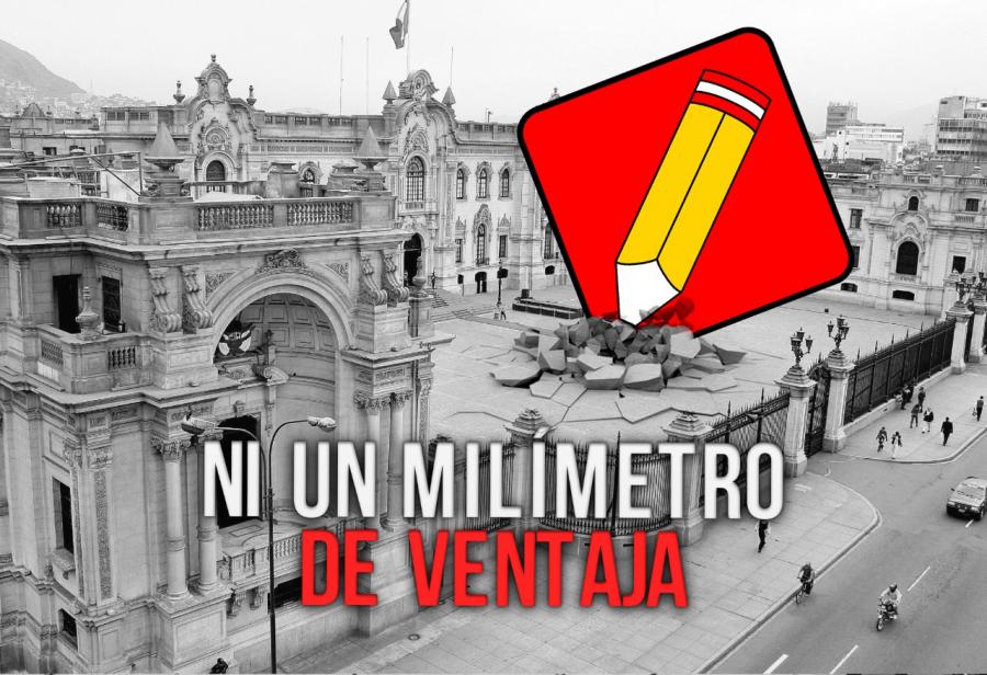 Ni un milímetro de ventaja