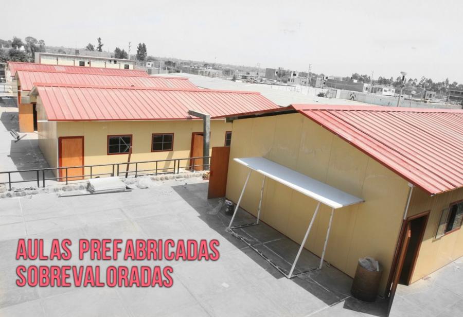 Aulas prefabricadas sobrevaloradas