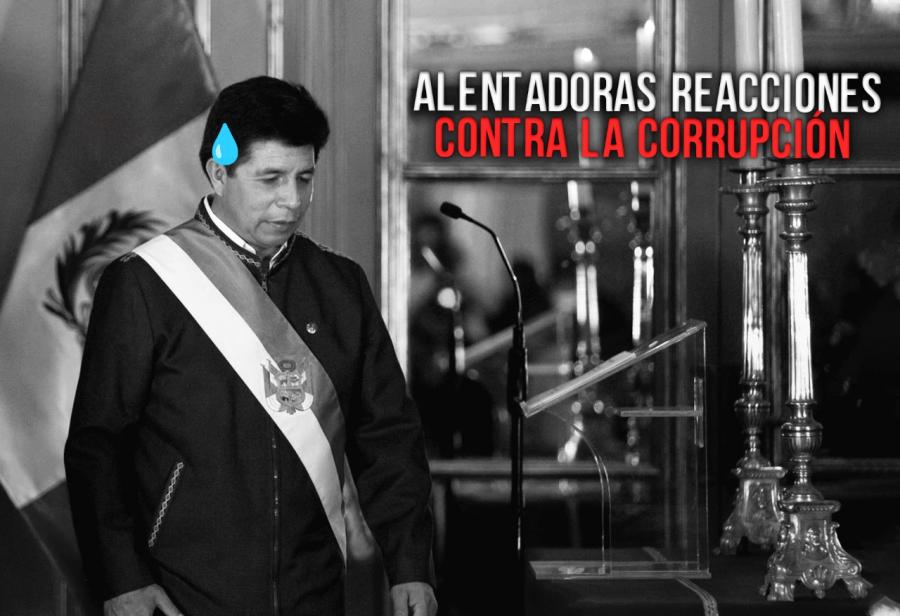 Alentadoras reacciones contra la corrupción 