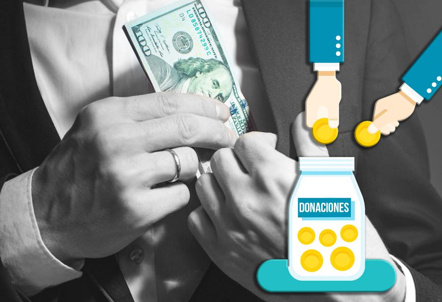 Entonces y ahora: donación y corrupción