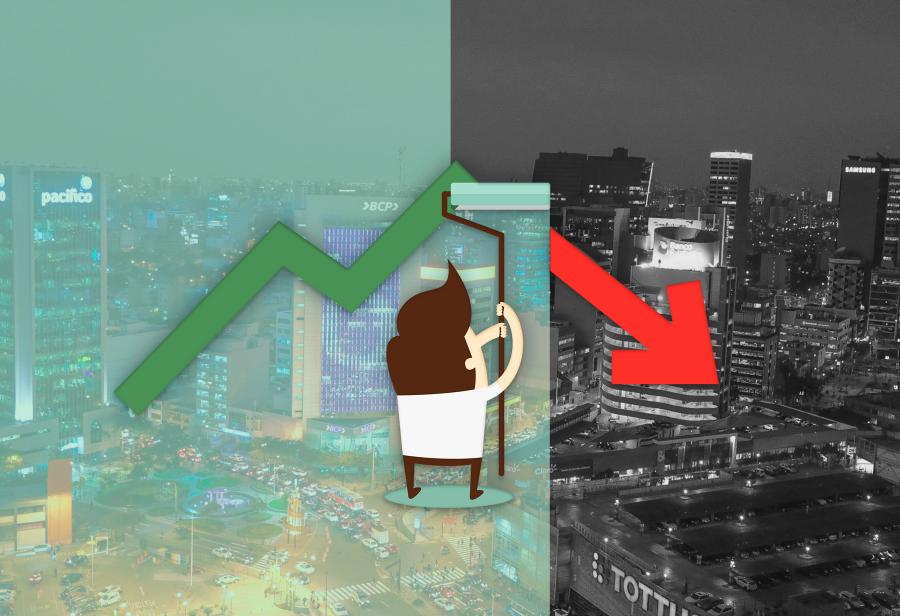 Derrumbe de la economía peruana