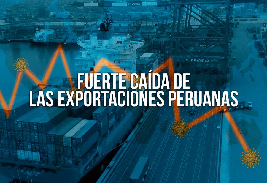 Fuerte caída de las exportaciones peruanas