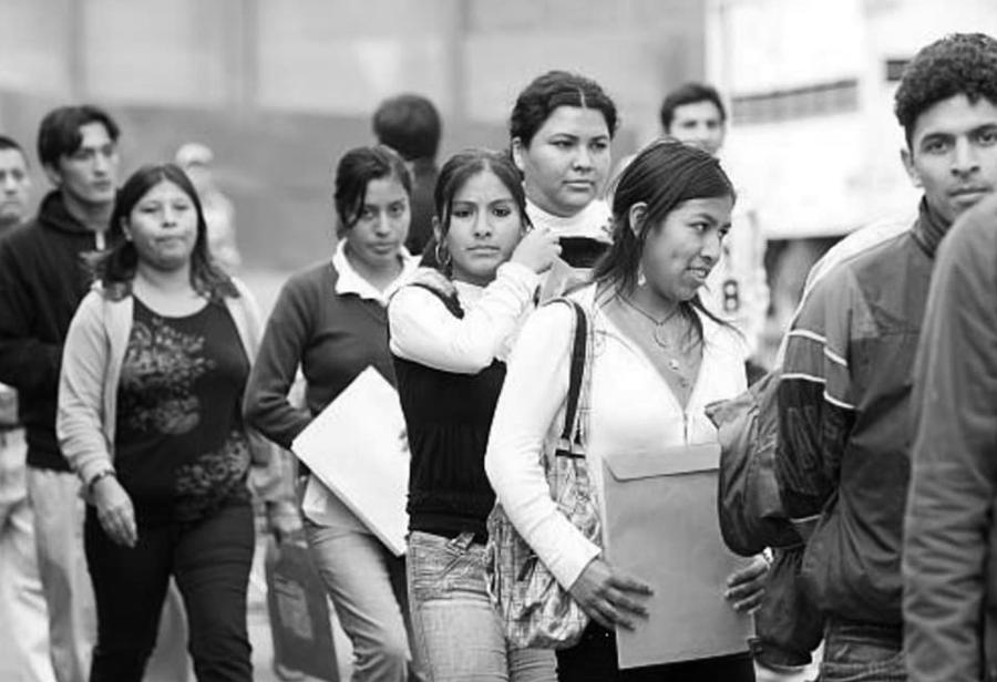 Caída del empleo juvenil en Lima Metropolitana