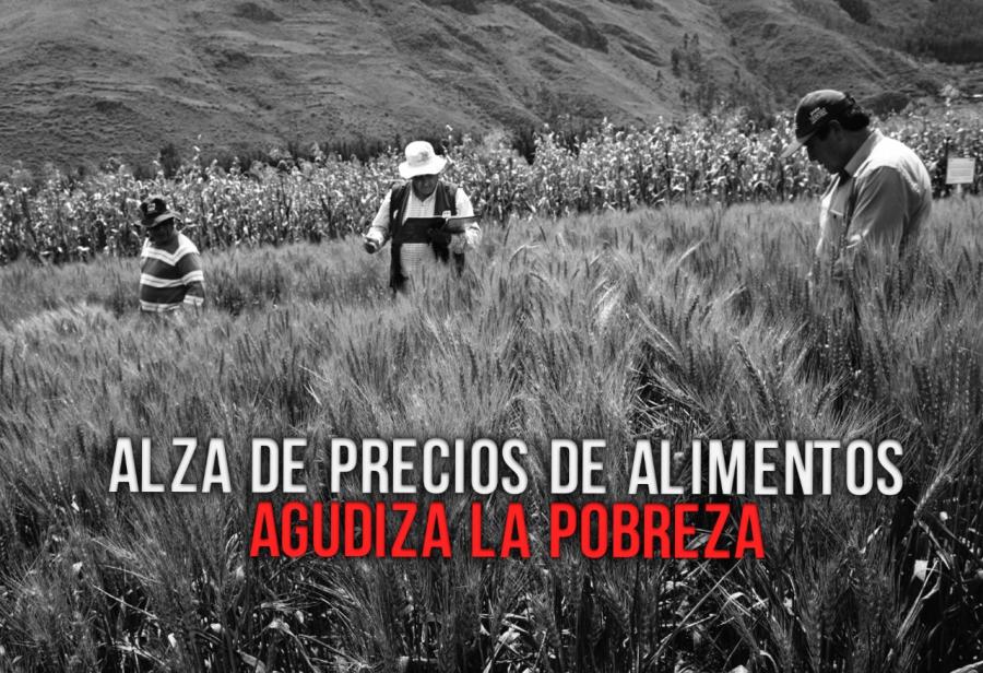 Alza de precios de alimentos agudiza la pobreza